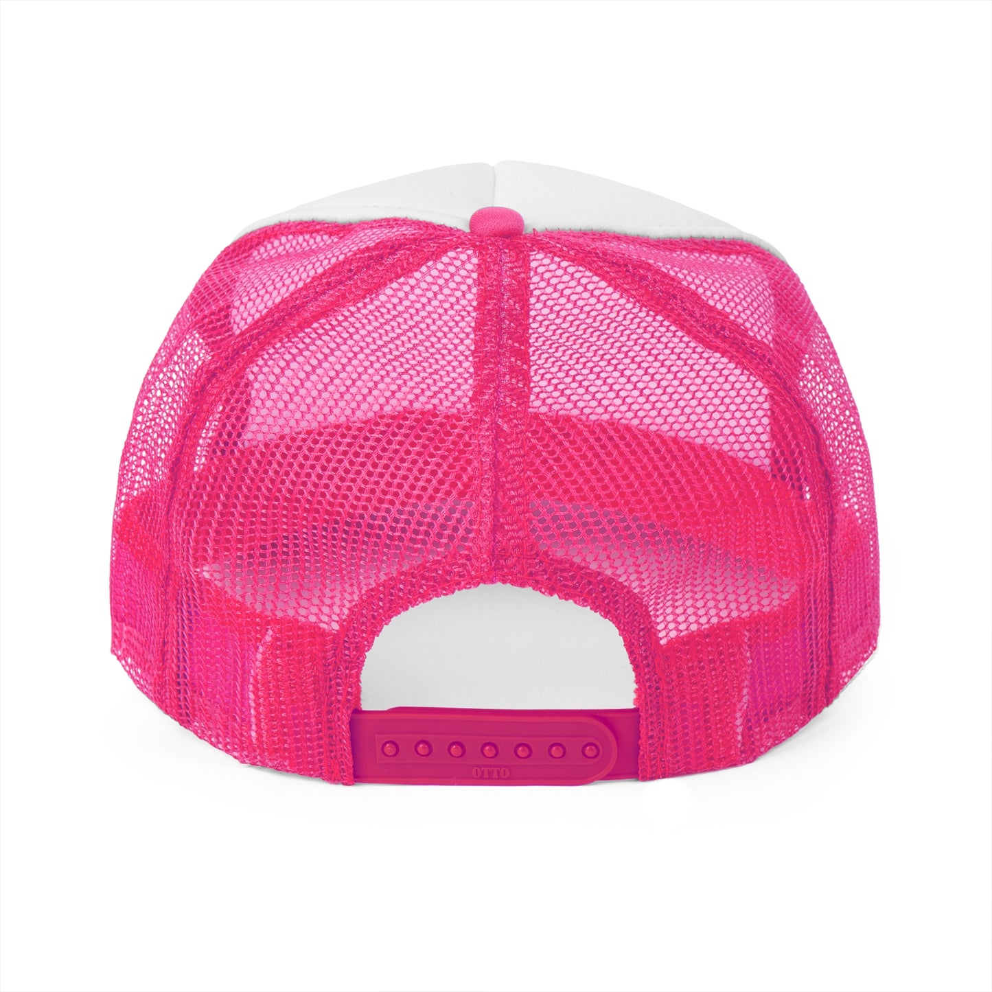 Faith-Inspired Pink Trucker Cap - 'Christ is Lord'