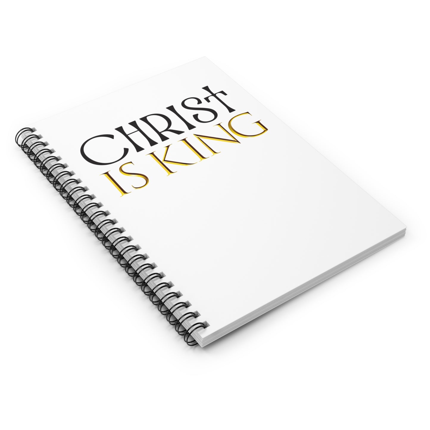 Copy of Inspirational Spiral Notebook - 'Christ is Lord'