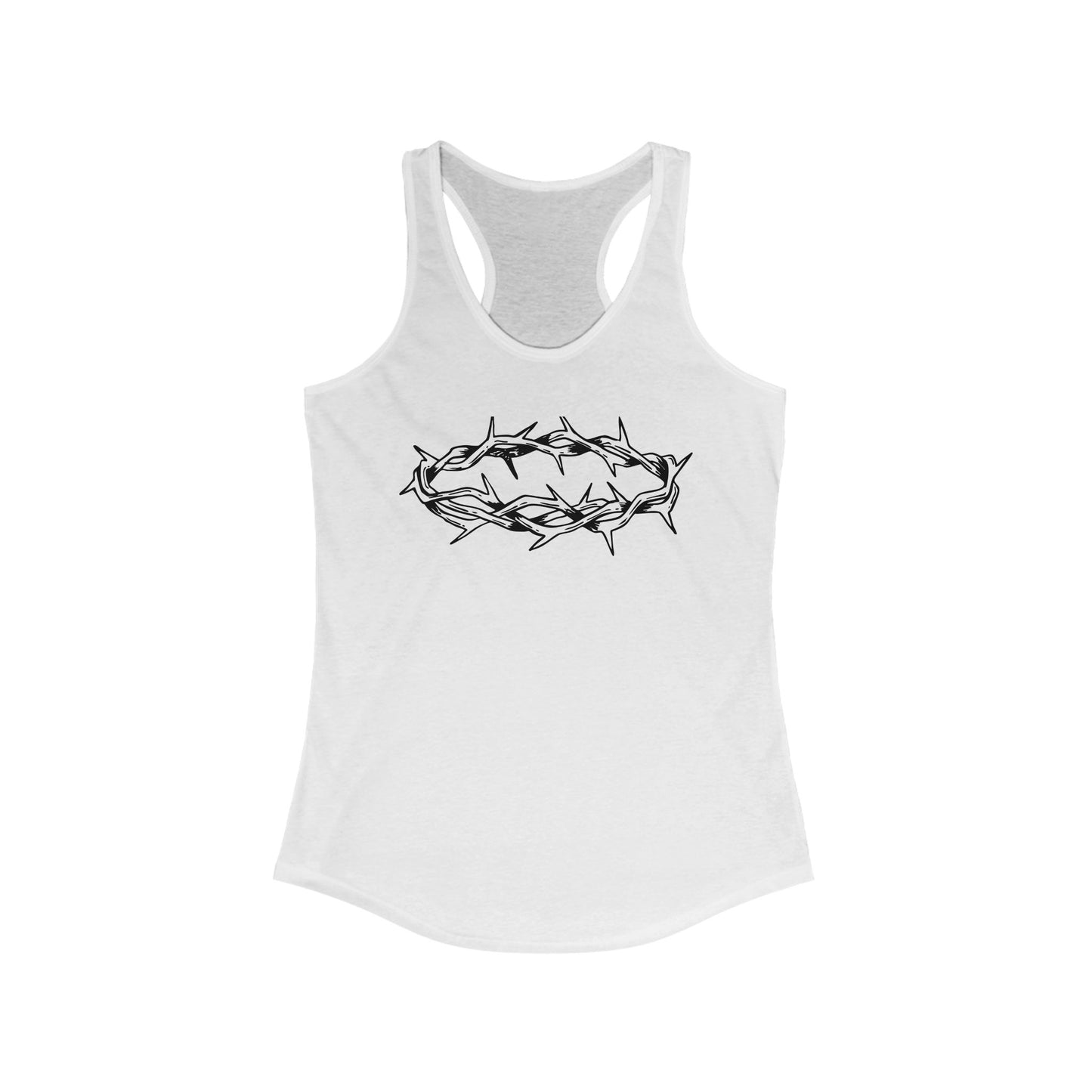 Women's Racerback Tank - Stylish & Comfortable with Thorn Design