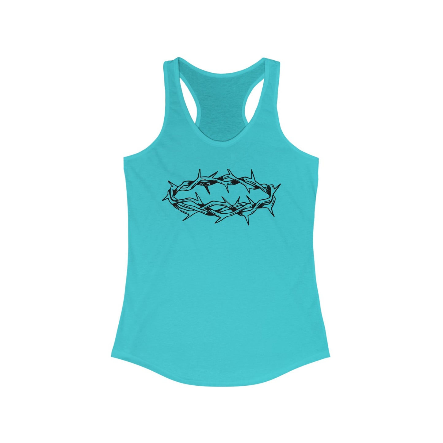 Women's Racerback Tank - Stylish & Comfortable with Thorn Design