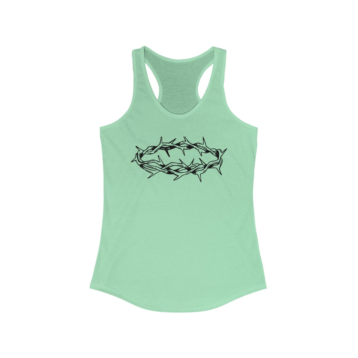 Women's Racerback Tank - Stylish & Comfortable with Thorn Design