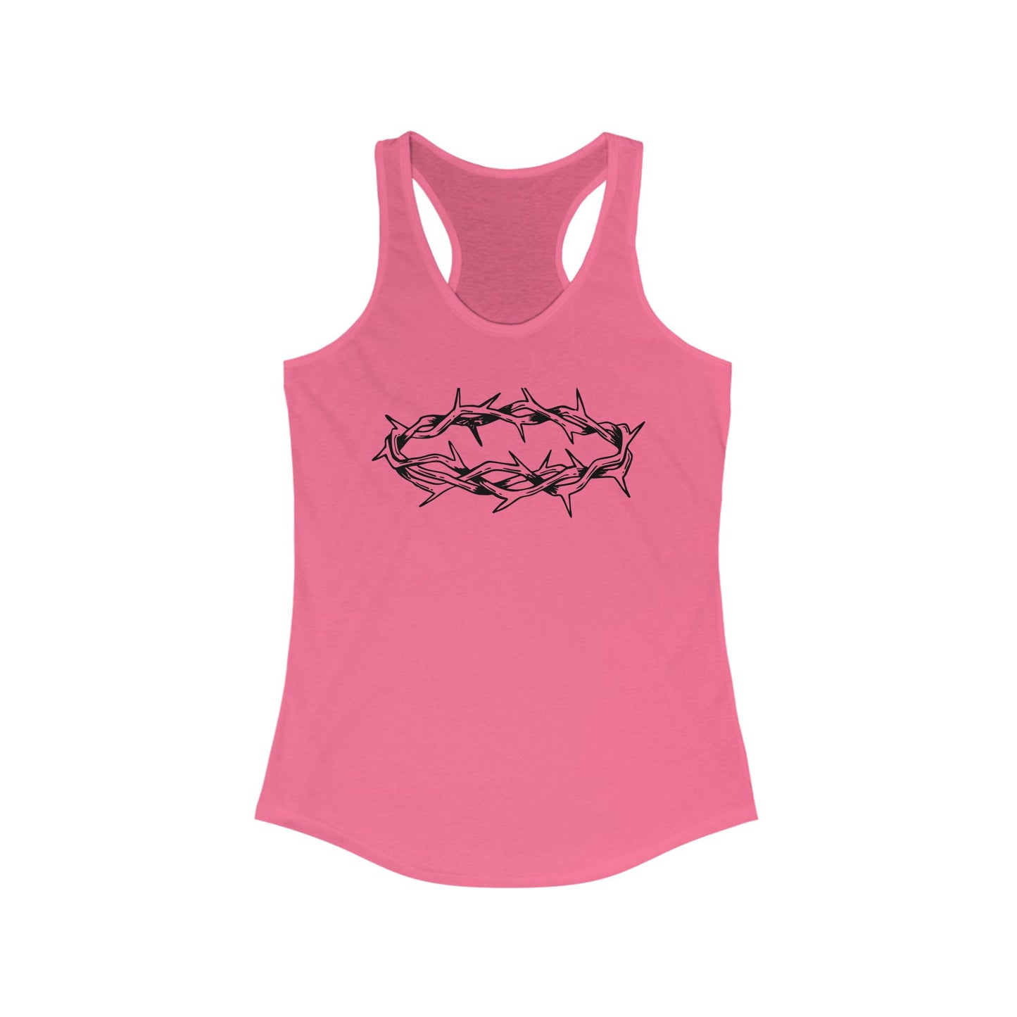 Women's Racerback Tank - Stylish & Comfortable with Thorn Design