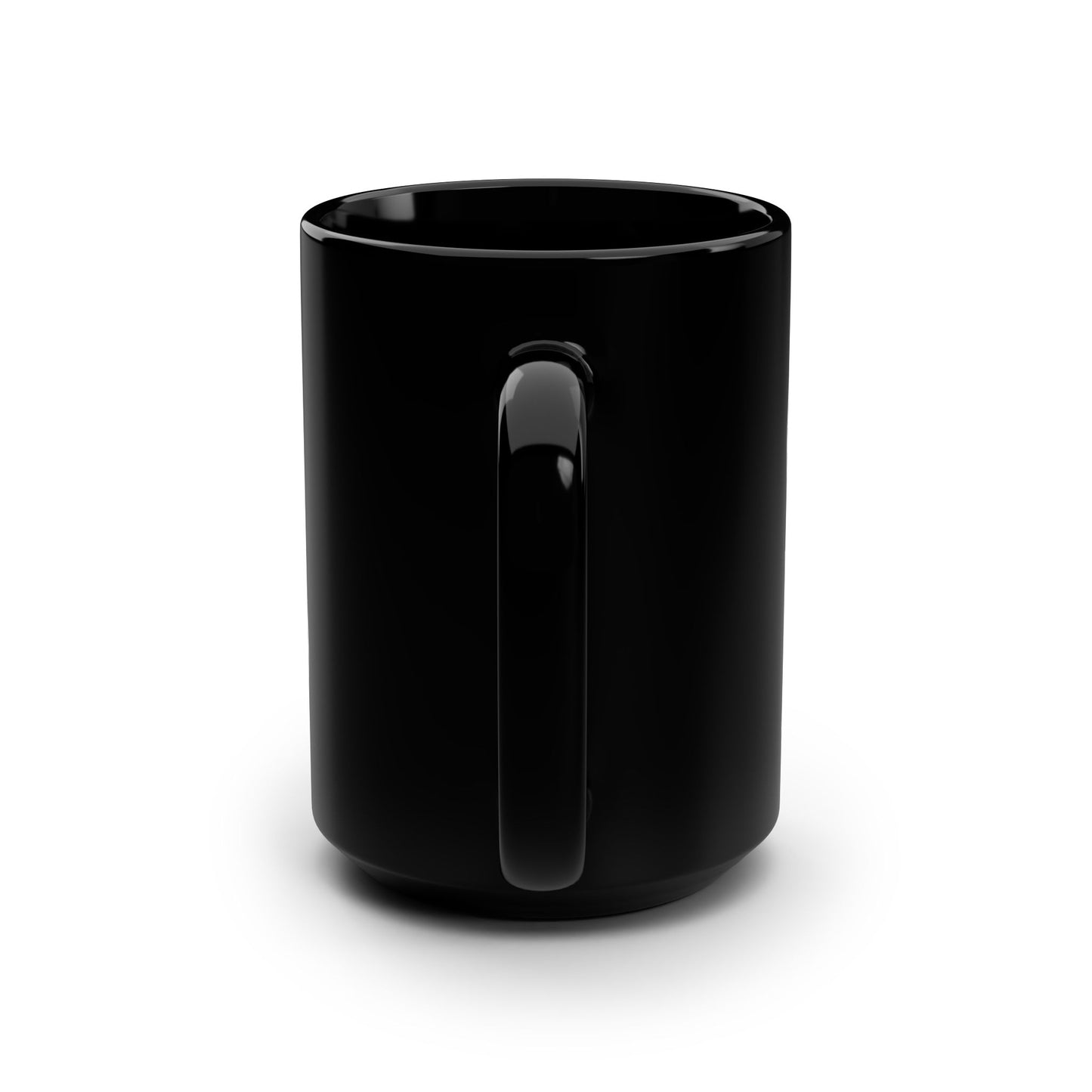 Inspirational Black Mug - 15oz with 'Christ is Lord' Design