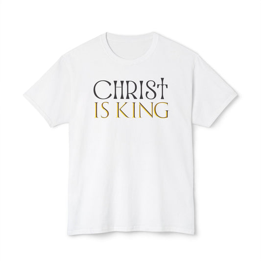 Inspirational Unisex Cotton T-Shirt - 'Christ is King' Design