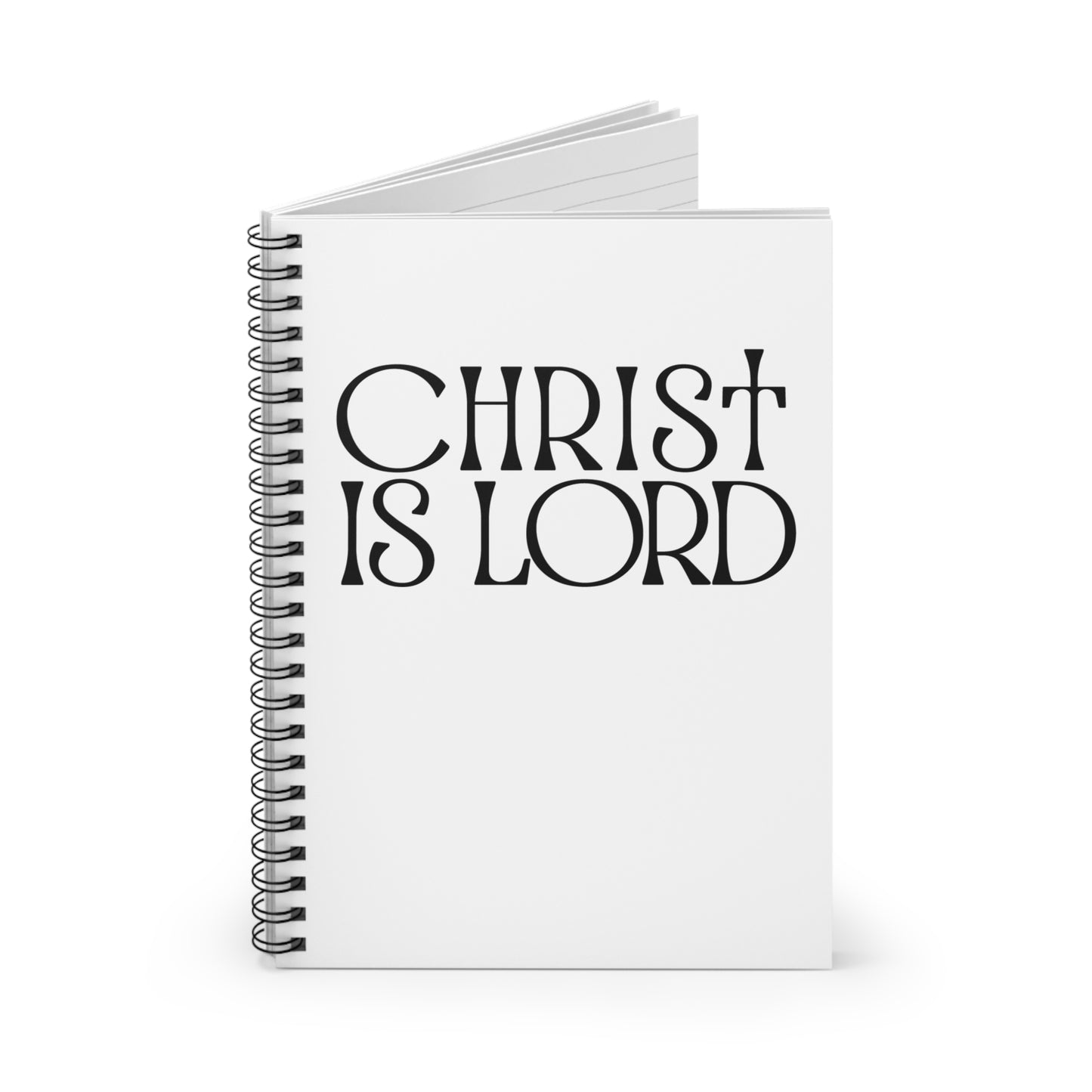 Inspirational Spiral Notebook - 'Christ is Lord'