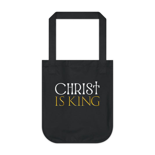 Copy of Organic Canvas Tote Bag - Christ Is Lord Design - Faith-Based Eco-Friendly Shopping Bag
