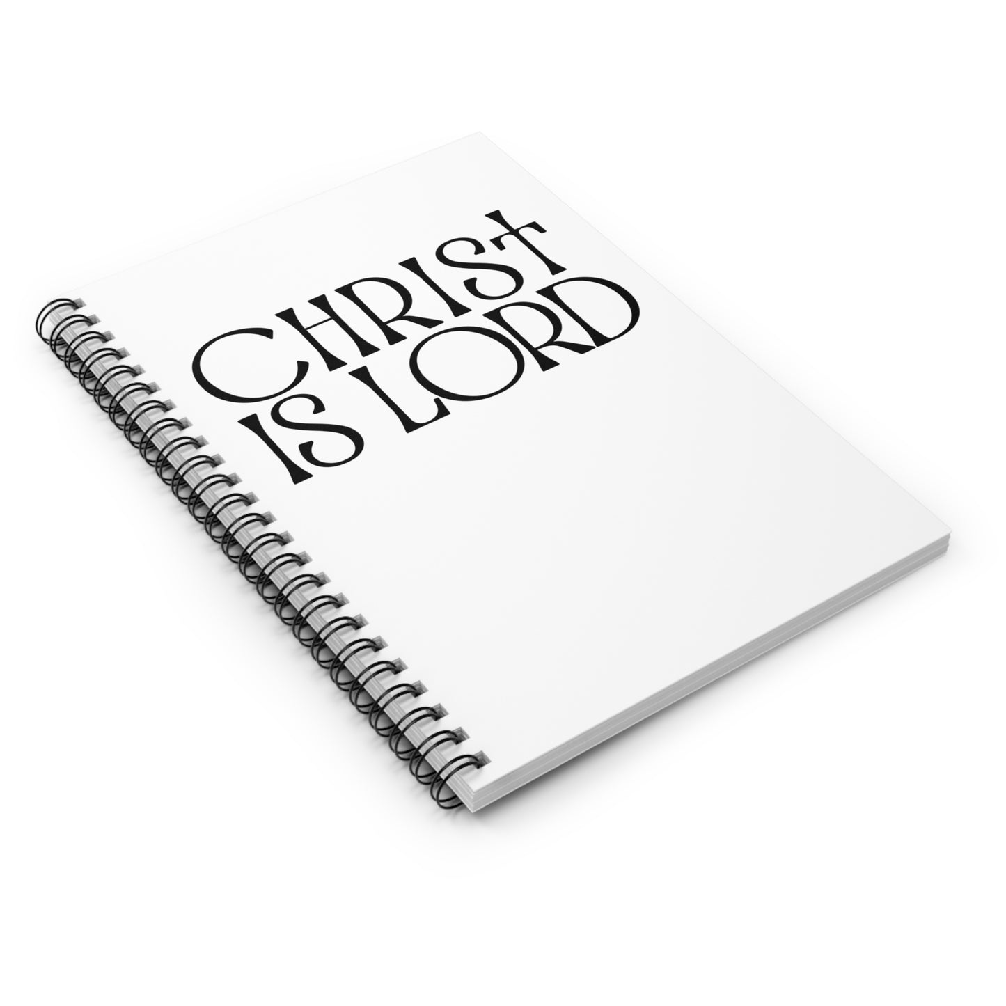 Inspirational Spiral Notebook - 'Christ is Lord'