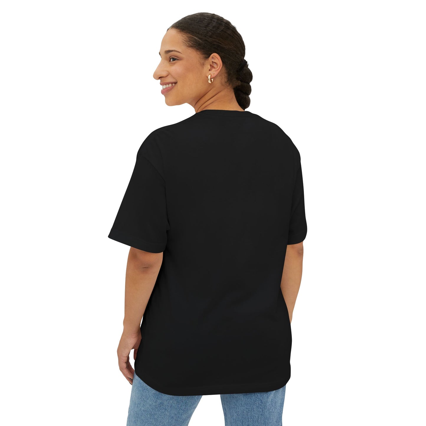Unisex Oversized Boxy Tee - 'Christ is Lord' Inspirational Shirt