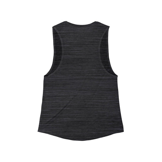 Christian Women's Flowy Muscle Tank - "Christ is Lord" Graphic Top